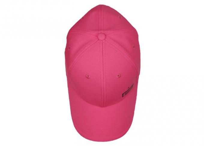 Kustom sederhana disesuaikan pink tinggi tenis olahraga santai berjalan topi topi