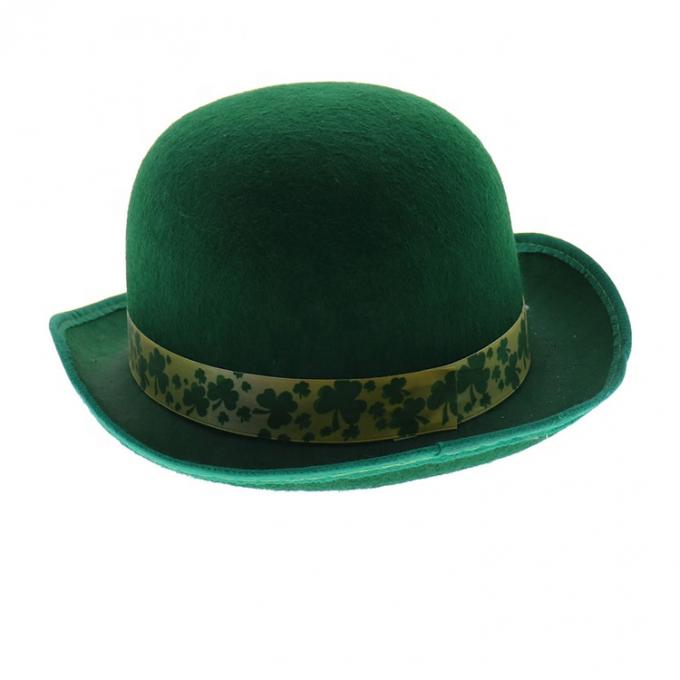 Festival Irlandia Street Hat Grosir St. Patrick's Day Shamrock Green Top Hat