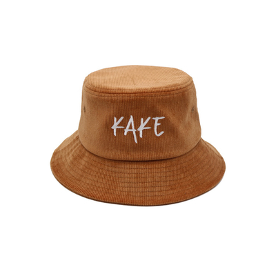Topi Ember Korduroi luar ruangan yang dapat disesuaikan Topi baskom mode baru Panama Topi ember