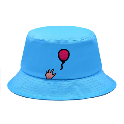 Solid Casual Wide Brim Fisherman Bucket Hat Waterproof 58cm
