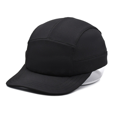 Unisex 5 Panel Camper Hat Dengan Flat Brim Yang Terbuat Dari Katun / Nylon / Polyester