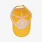 Bordir Olahraga Luar Ruangan Ayah Topi Kain Katun Warna Kuning Muda Untuk Unisex