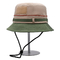 Fashion Adjustable Rope Fishing Sun Hat Custom 100% Polyester Bucket Hat