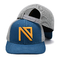 6 Panel Pre Curved Brim Mesh Snap Back Sports Hats 3D Bordir Logo 112 Brand Styles Trucker Cap