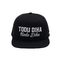 Pre Curved Visor Black Trucker Cap Gorra Mesh 3d Bordir Trucker Hats Logo Kustom