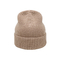 OEM Acrylic Polyester Knit Beanie Hats Lingkar 58CM
