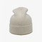 Custom Cuff Cap bordir Cute topi musim dingin polos Dipakaikan topi boneka hangat