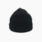 Custom Musim Dingin Cuffed Knitted Hat Patch Mental Beanies Warna Solid Unisex Caps Panas