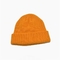 Custom Yellow Knit Beanie Hats 58cm Untuk Musim Dingin Unisex Dewasa