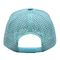 Topi Baseball Bergaris Datar dengan 100% Polyester Sweatband Ukuran Khusus