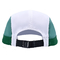 Premium Running Snapback Hat Unstructured Camper Nylon Waterproof 5 Panel Cap Printing Logo