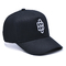 Custom 5 Panel Baseball Cap Cotton Twill Olahraga Hitam Ayah Topi 3D bordir Logo