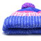 100% acrylic pom rajutan fashion Beanie Hat Custom OEM Jacquard Logo