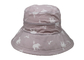 Pencetakan disesuaikan pink sun block topi ember dewasa wanita kerai