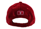 Topi Olahraga Dipasang Keunguan Merah Antik Topi Kerai Melengkung Gaya Pleuche
