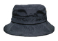 Kustomisasi Black Fisherman Bucket Hat Logo kustom Untuk pria wanita
