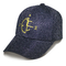 3d Bordir Logo Polyester Baseball Caps / Baseball Caps terbuka