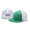 100% Polyester Camo Flat Brim Trucker Hat, Unisex Dilengkapi 5 Panel Hat Dengan Gesper Plastik