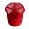 Topi Trucker Mesh Merah Kosong yang Indah, Desain Premium Mens 5 Panel Caps