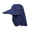Navy Blue Perlindungan UV Floppy Boonie Hat Luar Untuk Hiking Jenis Polos