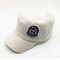 Topi Kadet Militer Putih Personalisasi Untuk Cowok Dengan Pola Sulaman