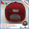 Topi Baseball Dicetak Merah Unisex Logo yang Dapat Disesuaikan Dengan Tali Pengikat