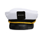 Topi Kapten Pelaut Putih Promosi, Topi Kapten Kosong Personalisasi