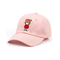 100% Katun Anak-anak Dipasang Topi Topi Olahraga logo Kustom bordir Polos