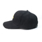 Unisex Topi Baseball Pemuda Hitam Bordir Warna / Desain Fashion 6 Panel Snapback Hats