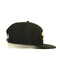 6 Panel Flat Bill Hats, Custom 100% Acrylic Flat Brim Black Gorras Cap, Logo Kustom