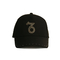 Berlian imitasi Logo Topi Baseball Kecil / Gaya Baru Wanita Topi Kapas Hitam Kepar