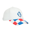 Topi Ayah 6 Panel Putih / Bordir Kustom Pencetakan Tagihan Logam Ember Topi Baseball Olahraga