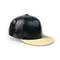 3D Bordir PU Flat Brim Snapback Hats / Hip Hop Fluorescent Cap