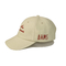 Fashionable Musim Dingin 100% Wol Bordir Baseball Caps / 6 Panel Hat Untuk Olahraga Outdoor