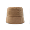 Musim dingin Unisex Tahan Lama Katun Lembut Topi Ember Nelayan Kustom Bordir Logo