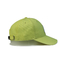 Green Polyester 5 Panel Baseball Cap Flat Visor / Cotton Golf Caps
