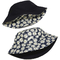 Warna Solid Nelayan Topi Ember untuk Wanita Pria Katun Reversibel Musim Panas Matahari Pantai Topi Memancing