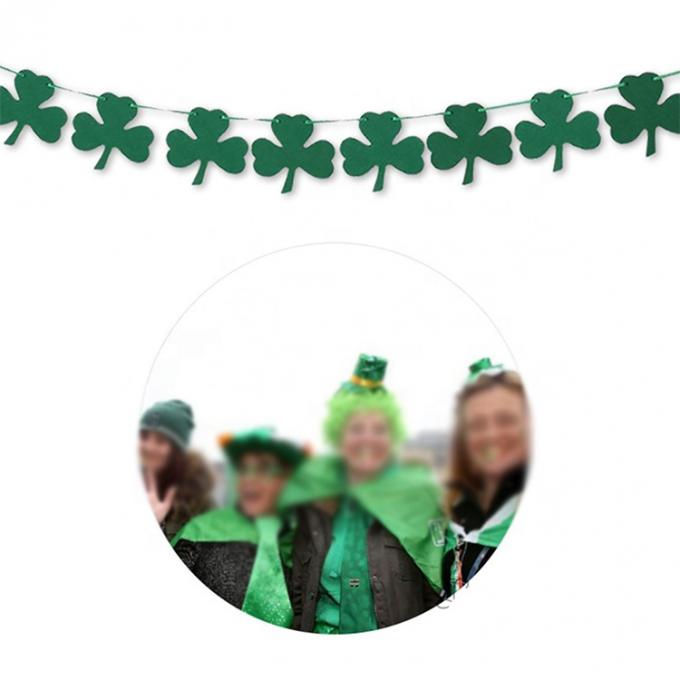 Festival Irlandia Street Hat Grosir St. Patrick's Shamrock Green Top Hat