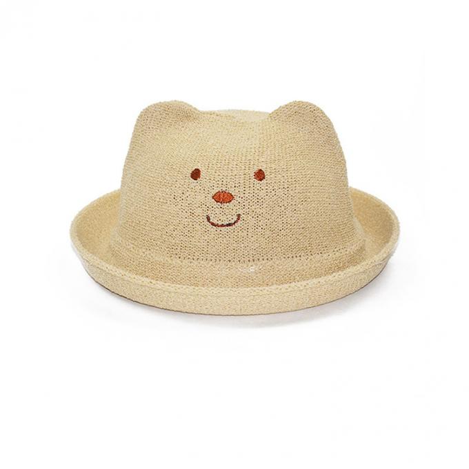 Kucing Korea versi anak-anak dari topi musim panas anak beruang