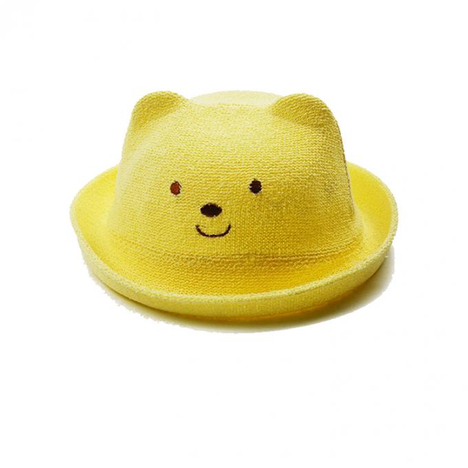 Kucing Korea versi anak-anak dari topi musim panas anak beruang