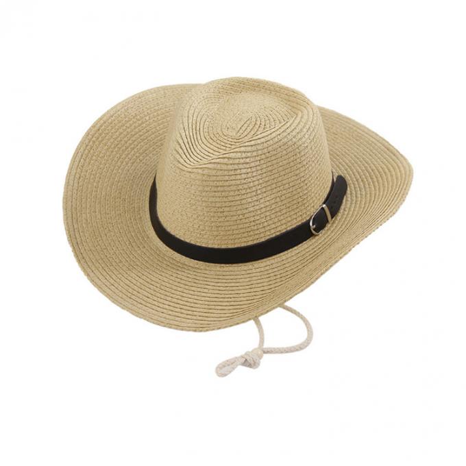 2019 Topi Jerami Koboi Topi Koboi Musim Panas Dengan Topi Logo Bordir