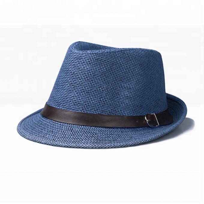 2019 Topi Jerami Koboi Topi Koboi Musim Panas Dengan Topi Logo Bordir