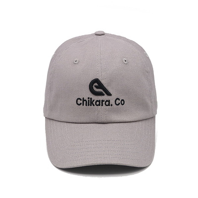 Topi Bisbol Enam Panel Katun Hitam Dikemas dalam Polybag Individu
