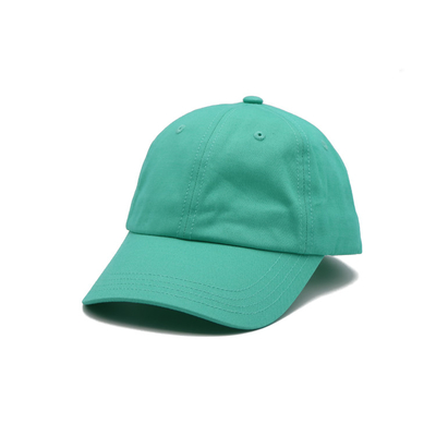Cap Baseball Baja Diperkuat Dengan Logo Bordir Visor melengkung Dan Mencocokkan jahitan