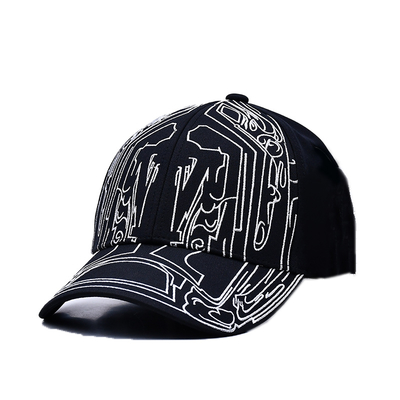 Grosir logo bordir topi bisbol klasik topi khusus disesuaikan topi bisbol olahraga dengan tutup punggung plastik