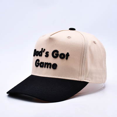 Disesuaikan Kualitas Tinggi 3d Logo bordir Olahraga Gorras 5 Panel Olahraga Original Baseball Cap