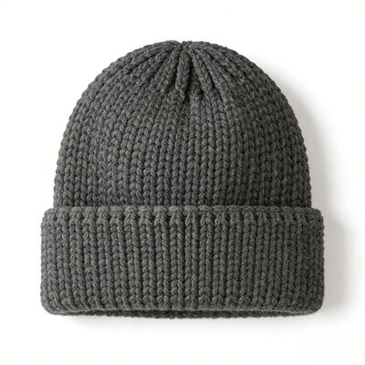 Custom Logo Unisex Knit Beanie Hat dengan Akrilik berkualitas tinggi untuk kehangatan dan gaya musim dingin