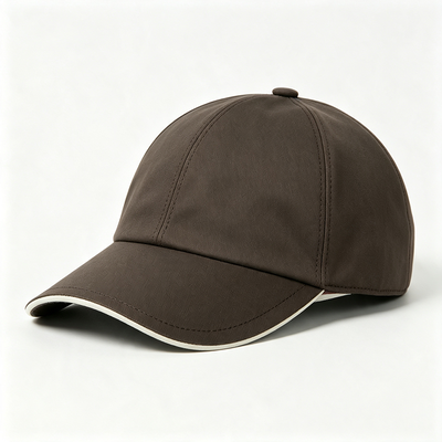Cuci dengan Tangan Topi Baseball Enam Panel Mahkota Profil Tinggi Kain Berpori Desain Ringan Sempurna untuk Aktivitas Luar Ruangan