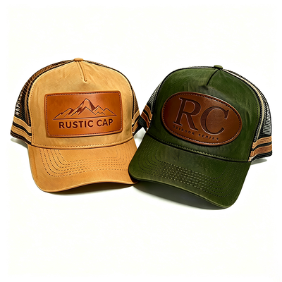 6 Panel Konstruksi Trucker Mesh Cap Featuring Breathable Mesh Back Adjustable Snap Closure Ideal untuk acara dan seragam
