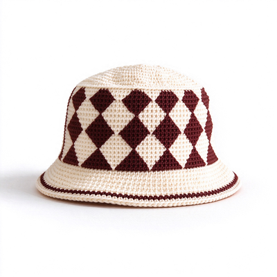 Kain katun Lining Fishing Bucket Hat Daur Ulang Kain Ramah Lingkungan Cocok untuk memancing Hiking Camping